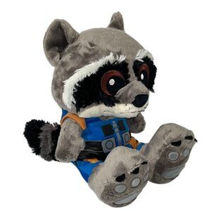 Disney Parks Big Feet Foot 10” Rocket Raccoon  Guardians Of The Galaxy Plush